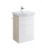 CERSANIT Smart 50 Тумба под раковину, цвет ясень, белый CERSANIT Smart 50 Тумба под раковину, цвет ясень, белый