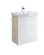 CERSANIT Smart 60 Тумба под раковину, цвет ясень, белый CERSANIT Smart 60 Тумба под раковину, цвет ясень, белый