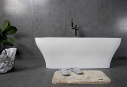 BELBAGNO BB73 Ванна акриловая отельностоящая прямоугольная в комплекте со сливом-переливом цвета хром BELBAGNO BB73 Ванна акриловая отельностоящая прямоугольная в комплекте со сливом-переливом цвета хром