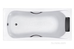 Ванна акриловая Roca BeCool 170x80 прямоугольная белая ZRU9302852 - фото 101078