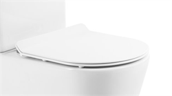 BELBAGNO Сиденье дюропласт, soft close, металлическое крепление, цвет белый - фото 104502