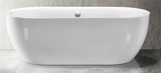 ESBANO Ванна акриловая отдельностоящая  Tokyo (white). Размер: 1700x800x580 - фото 109351