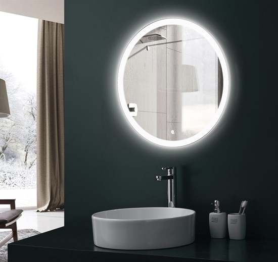 ESBANO Зеркало со встроенной подсветкой ES-2481. Размер: окружность 50. - фото 109376