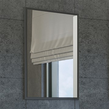 COMFORTY Зеркало Лозанна-55 серый матовый - фото 113607