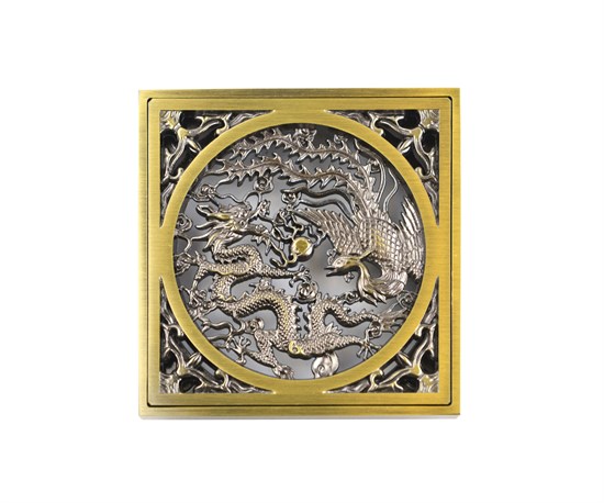 Bronze de Luxe Решетка «Дракон» для трапа  viega - фото 135904