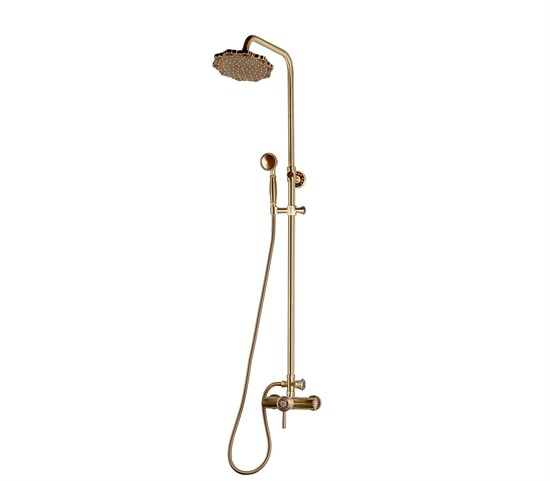 Bronze de Luxe Windsor Комплект для душевой (без излива) душ "Цветок" (10118/1F) - фото 136361