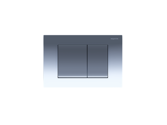 AQUATEK KDI-0000010 (001B) Панель смыва Хром глянец (клавиши квадрат) - фото 139529