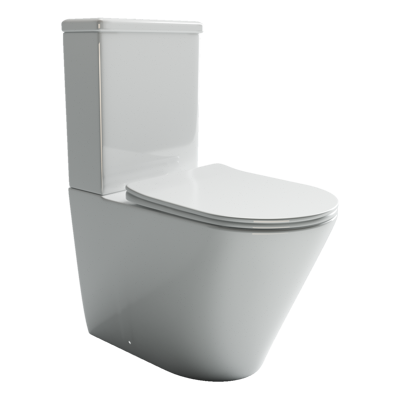 CERAMICA NOVA Напольный пристенный унитаз Highlight Rimless (безободковый) CN1802