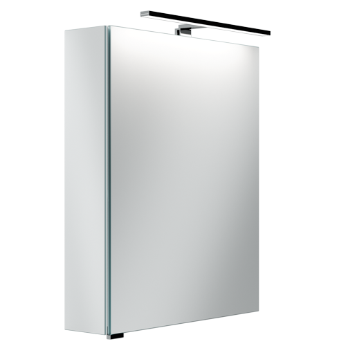 SANCOS Зеркальный шкаф для ванной комнаты  Hilton 600x148х740 мм, с LED подсветкой, арт.Z600 - фото 141226