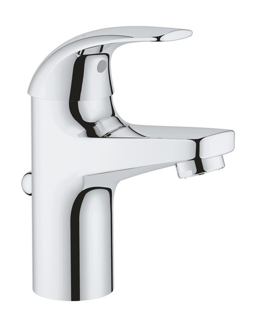 GROHE Смеситель для раковины с донным клапаном BauCurve 32805000 хром - фото 145048