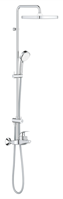 GROHE 26693000 Tempesta Cosmopolitan 250 Душевая система, с однорычажным смесителем для ванны, излив 202 мм, хром GROHE-26693000 - фото 146307