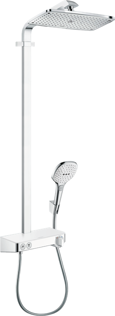HANSGROHE Showerpipe 360 1jet с ShowerTablet Select 300 27288400, белый/хром 27288400