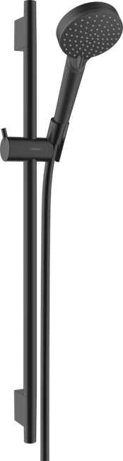 HANSGROHE Vernis Blend Душевой набор Vario cо штангой 65 см. 26422670, матовый черный - фото 147565