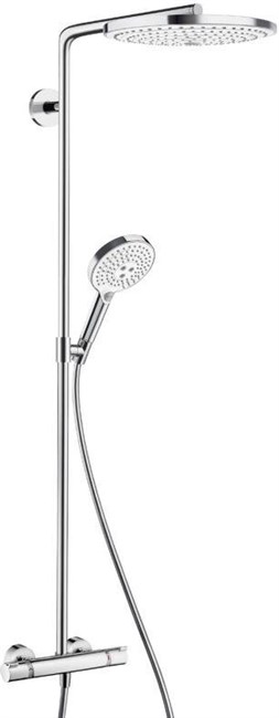 HANSGROHE Душевая стойка Hansgrohe Raindance Select 300 2jet Showerpipe белый/хром 27133400 27133400