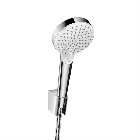 HANSGROHE Душевой набор Hansgrohe Crometta Vario EcoSmart 125 26693400, белый/хром - фото 148557