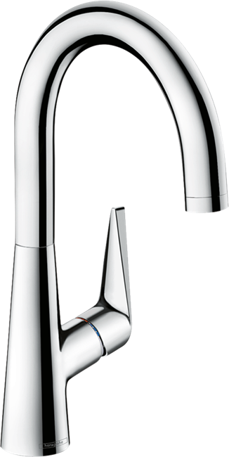 HANSGROHE Кухонный смеситель однорычажный, 220, 1jet Hansgrohe 72814000, хром - фото 148751