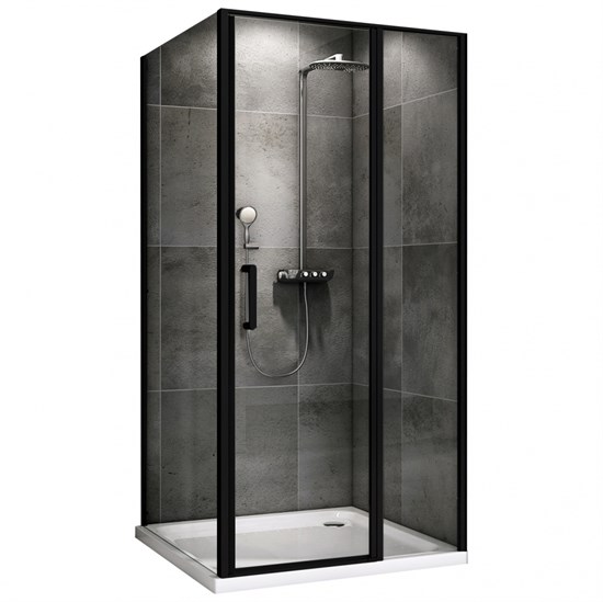 ABBER Душевой уголок  Sonnenstrand AG04100BS-S75B, размер 100x75 см, двери распашные, стекло 6 мм - фото 153097