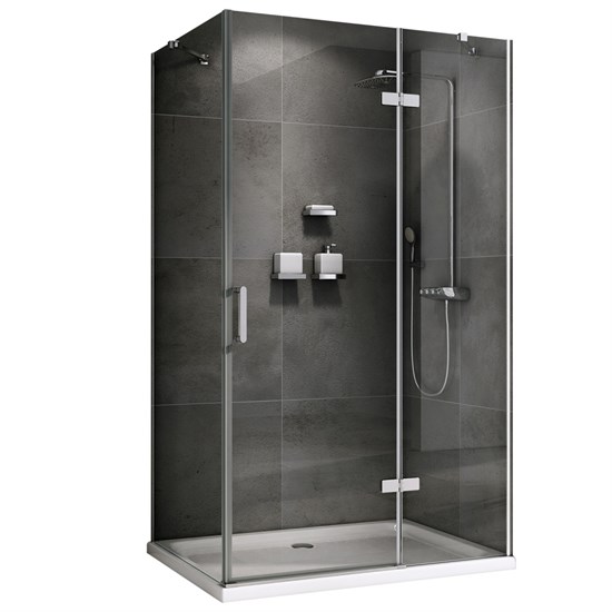ABBER Душевой уголок  Zart AG08110-S71, размер 110x70 см, двери распашные, стекло 6 мм AG08110-S71 - фото 153219