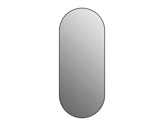 CERSANIT Зеркало ECLIPSE smart 50x122 с подсветкой овальное в черной рамке - фото 171019