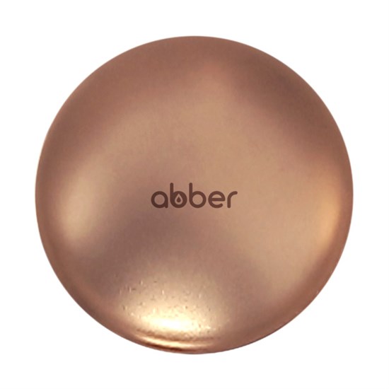 ABBER Накладка на слив для раковины  AC0014MRG розовое золото матовое, керамика - фото 171589