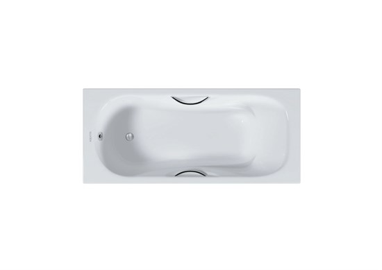 AQUATEK ГАММА ванна чугунная эмалированная 1500x750 в комплекте с 4-мя  ножками и 2-мя ручками - фото 172265
