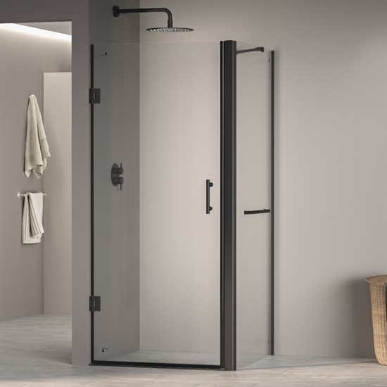 RGW Passage Душевой уголок PA-36-1B (PA-06B + Z-060-2B + держатель O-204B), прямоугольный, размер 90x80 см, двери распашные 410836198-014