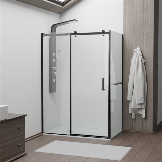 RGW Tornado Душевой уголок TO-44-1B (TO-14B + Z-060-2B), прямоугольный, размер 120x80 см, двери раздвижные 020744128-14