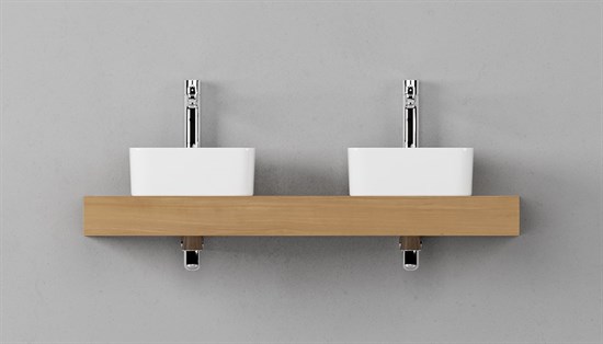 VELVEX UNIQUE UNIT Столешница влагостойкая  Unit 120x50x11 дуб французский, ширина 120 см st.UNI.120-67