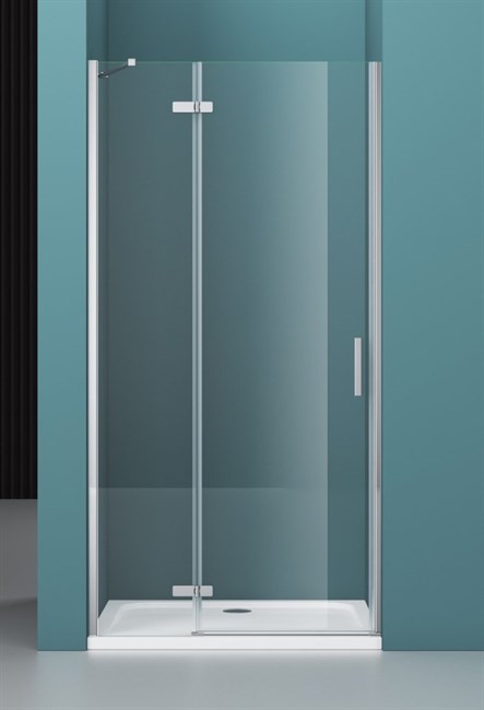 BELBAGNO Kraft Душевая дверь в нишу, размер 80 см, двери распашные, стекло 6 мм - фото 182504