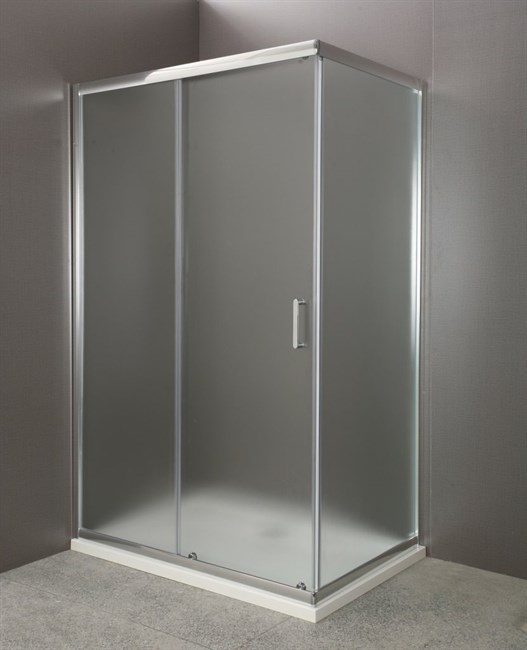 BELBAGNO Uno Душевой уголок прямоугольный, размер 110х80 см, двери раздвижные, стекло 5 мм - фото 182928