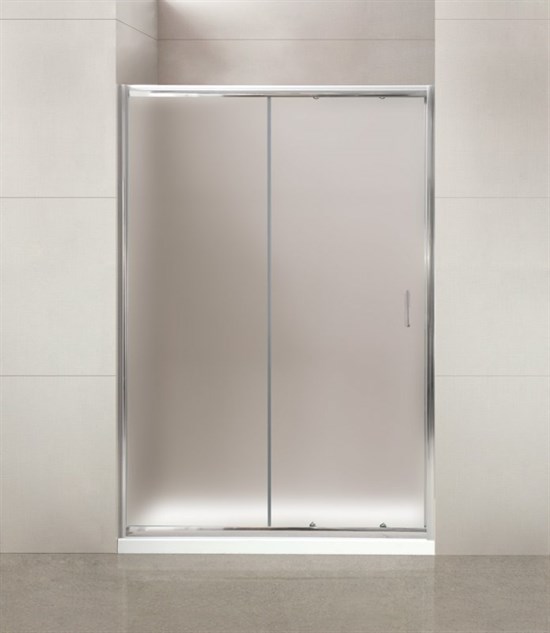 BELBAGNO Uno Душевая дверь в нишу, размер 145 см, двери раздвижные, стекло 5 мм - фото 183084