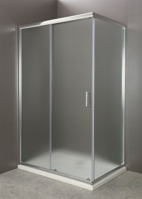 BELBAGNO Uno-195 Душевой уголок прямоугольный, размер 120х90 см, двери раздвижные, стекло 5 мм - фото 183412