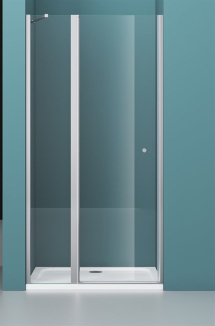 BELBAGNO Etna Душевая дверь в нишу, размер 100 см, двери распашные, стекло 6 мм - фото 183424