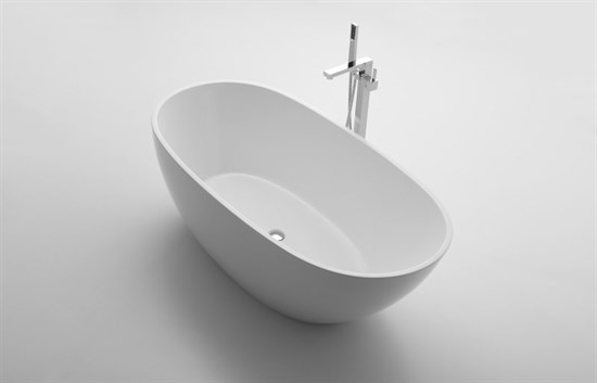 BELBAGNO Ванна акриловая без перелива BB80-1700-W0, отдельностоящая, размер 170х85 см, белая - фото 183663