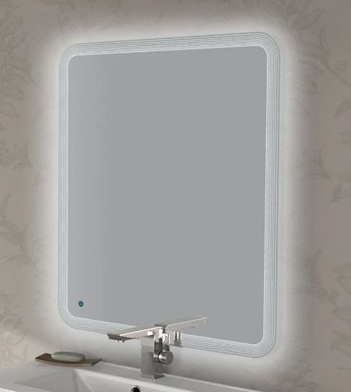 CEZARES Зеркало со встроенной LED подсветкой и сенсорным выключателем Touch system, реверсивное, 60x90 - фото 192716
