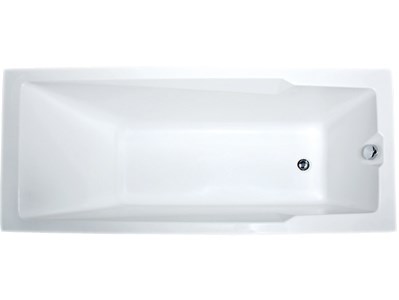 1MARKA Raguza Ванна прямоугольная пристенная размер 190х90 см, цвет белый - фото 203562