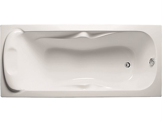 1MARKA Dipsa Ванна прямоугольная пристенная размер 170х75 см, цвет белый - фото 204624