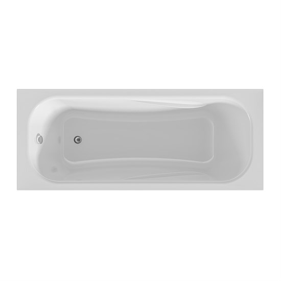 1MARKA Classic Ванна прямоугольная пристенная размер 160х70 см, цвет белый - фото 204991