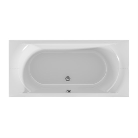 1MARKA Esma Ванна прямоугольная пристенная размер 190х90 см, цвет белый - фото 205039
