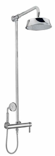 CEZARES Olimp Душевая стойка со смесителем для верхнего и ручного душа, исполнение хром - фото 207716