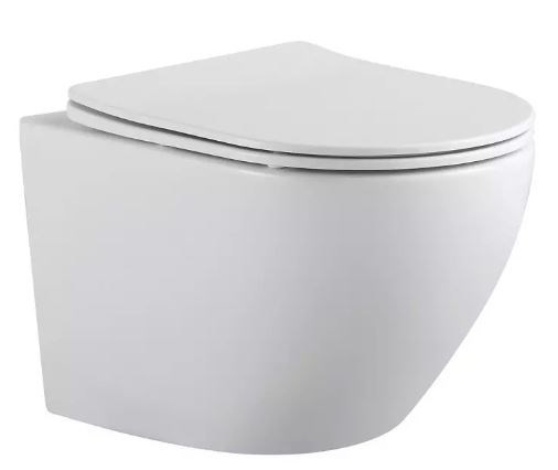 AQUANET Cetus 2.0 Rimless Унитаз подвесной с сиденьем микролифт, белый 243541 - фото 207968