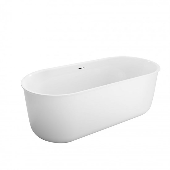 BELBAGNO Ванна акриловая овальная отдельностоящая размер 170x80 см, цвет белый - фото 213487
