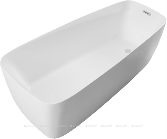 AQUANET Family Ванна акриловая асимметричная отдельностоящая / пристенная размер 170x80 см, белый - фото 219616