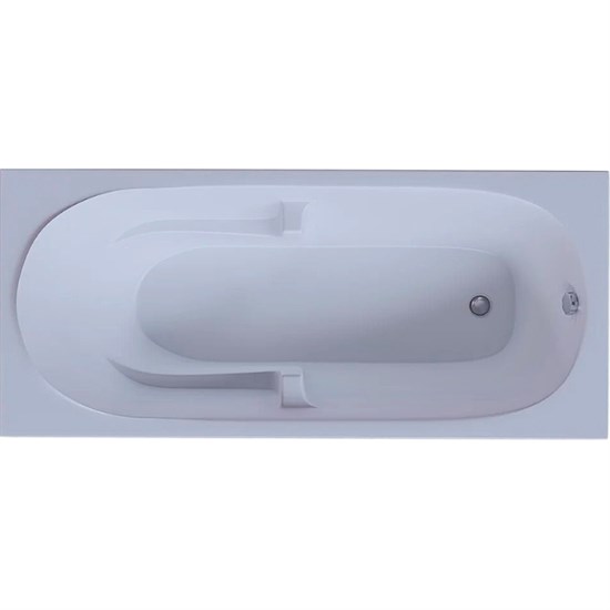 AQUATEK Лея Ванна пристенная прямоугольная без гидромассажа с фронтальной панелью с каркасом (разборный) со слив-переливом (справа)  размер 170x75 см, белый LEY170-0000057