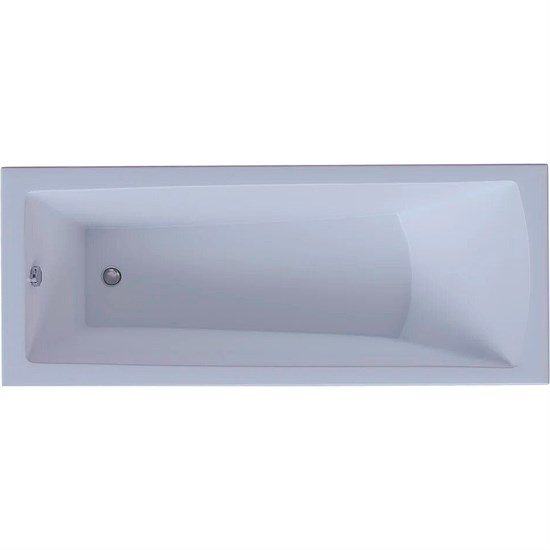 AQUATEK Либра New Ванна пристенная прямоугольная без гидромассажа с фронтальной панелью с каркасом (разборный) со слив-переливом (слева) размер 160x70 см, белый - фото 223040