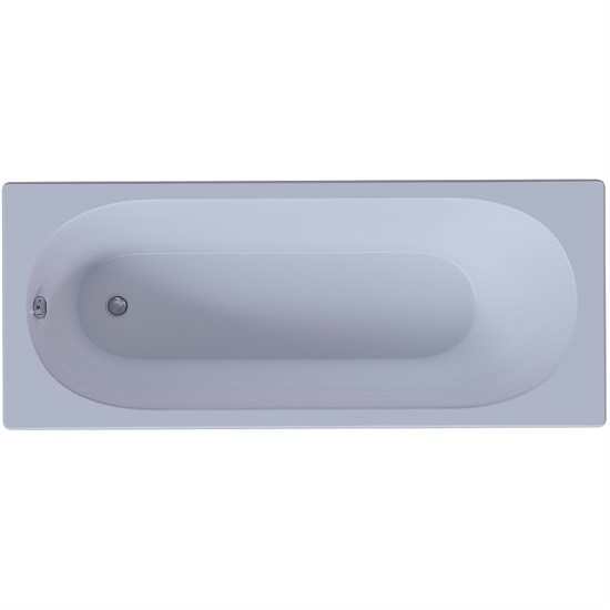 AQUATEK Оберон Ванна пристенная прямоугольная без гидромассажа с фронтальной панелью с каркасом (разборный) со слив-переливом (слева) размер 160x70 см, белый - фото 223081