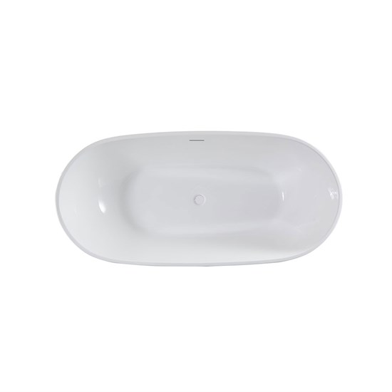 VINCEA Ванна акриловая VBT-408-1700, 1700*815*580, цвет белый, слив-перелив в комплекте - фото 223512