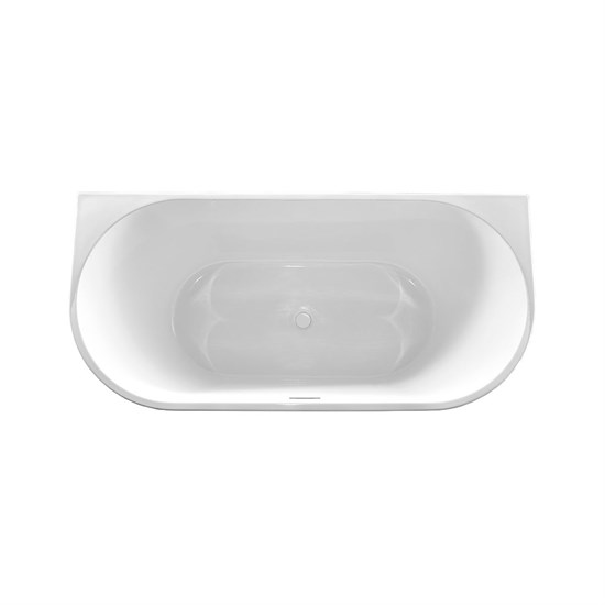 VINCEA Ванна акриловая VBT-421-1700, 1700*800*580 цвет белый, слив-перелив в комплекте - фото 223518