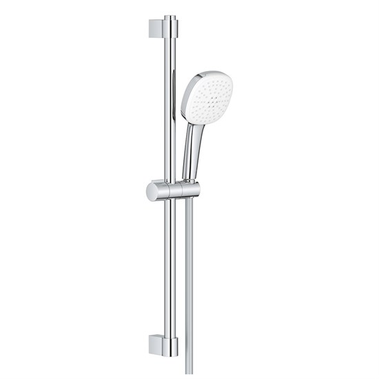 GROHE Tempesta Cube 110 Душевой гарнитур, 2 режима струи, душевая штанга 600 мм, шланг 1750 мм, хром GROHE-26748003