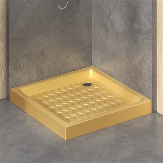 RGW CER Душевой поддон квадратный размер 900x900 см, цвет золото - фото 224872